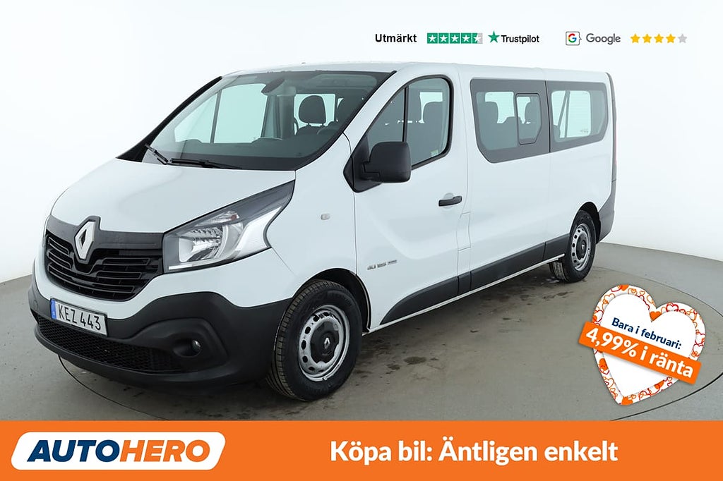 Renault trafic Kombi 9 Sits 1.6 dCi 2,7t / PDC, Värmare, GPS