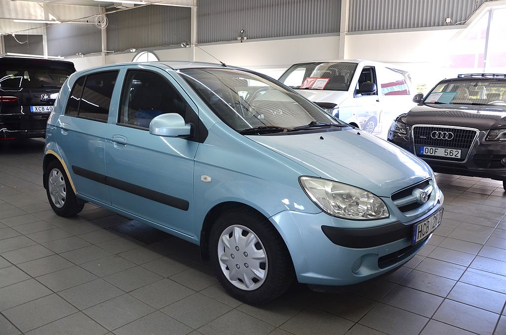 Hyundai Getz 5-dörrar 1.4 (97hk) Årsskatt: 1020kr