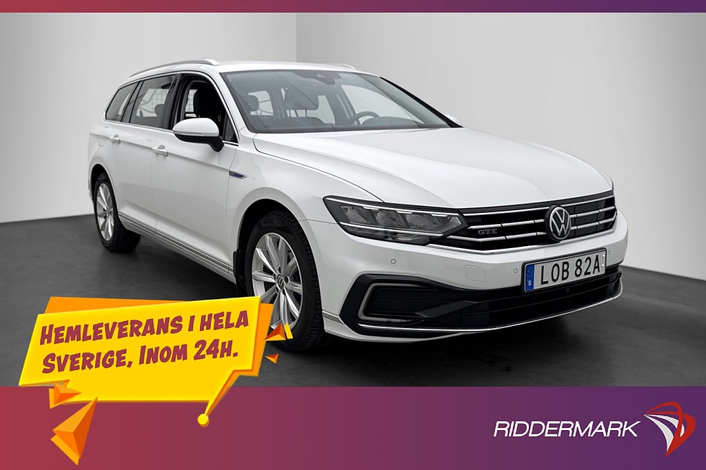 Volkswagen Passat GTE 218hk Adaptiv-Fart CarPlay Sensorer