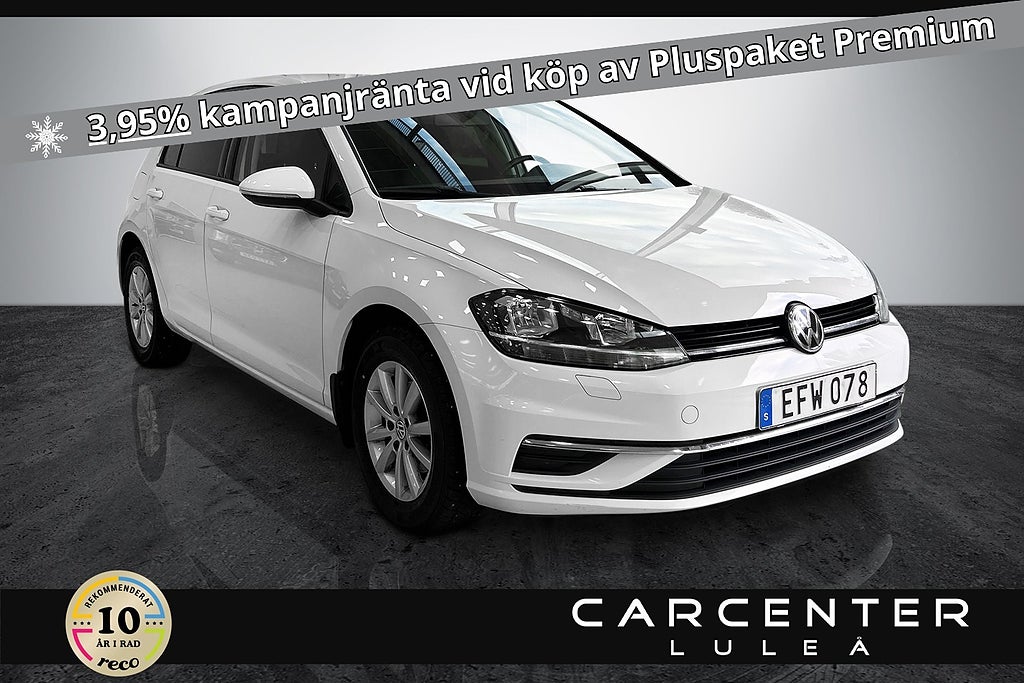 Volkswagen Golf 5-dörrar 1.0 TSI Backkamera/Drag/CarPlay/SÅLD