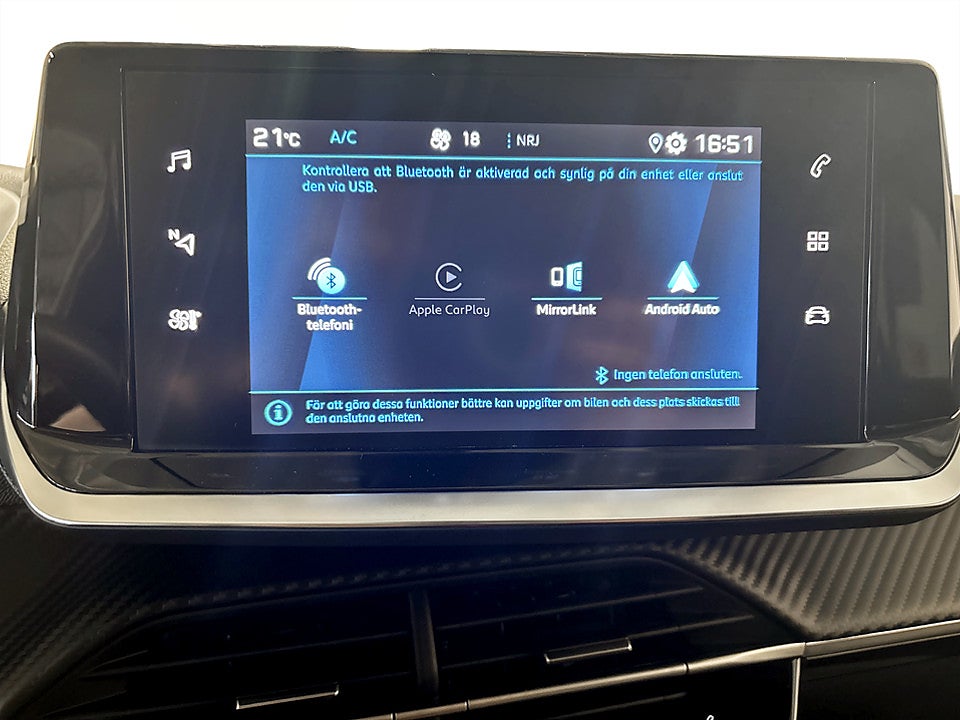 Bild på Peugeot 208 Allure 1.2 PT 100hk Aut B-KAMERA CARPLAY 