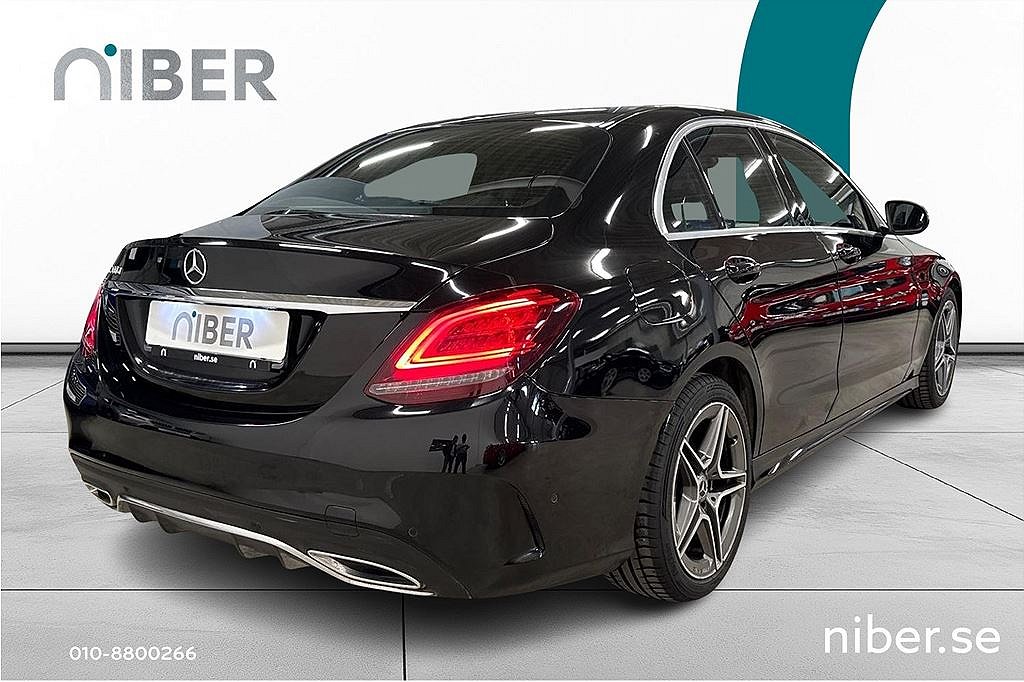 Mercedes-Benz C 200d AMG, Adv. paket, Bränslevärmare, Sportstolar, Navi, Kamera
