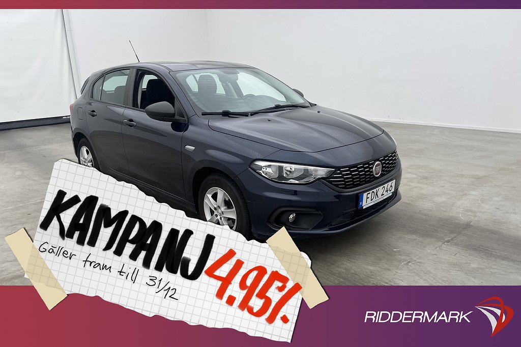 Fiat Tipo 1.4 FIRE T-JET 120hk Pop Farthållare 4,95% Ränta