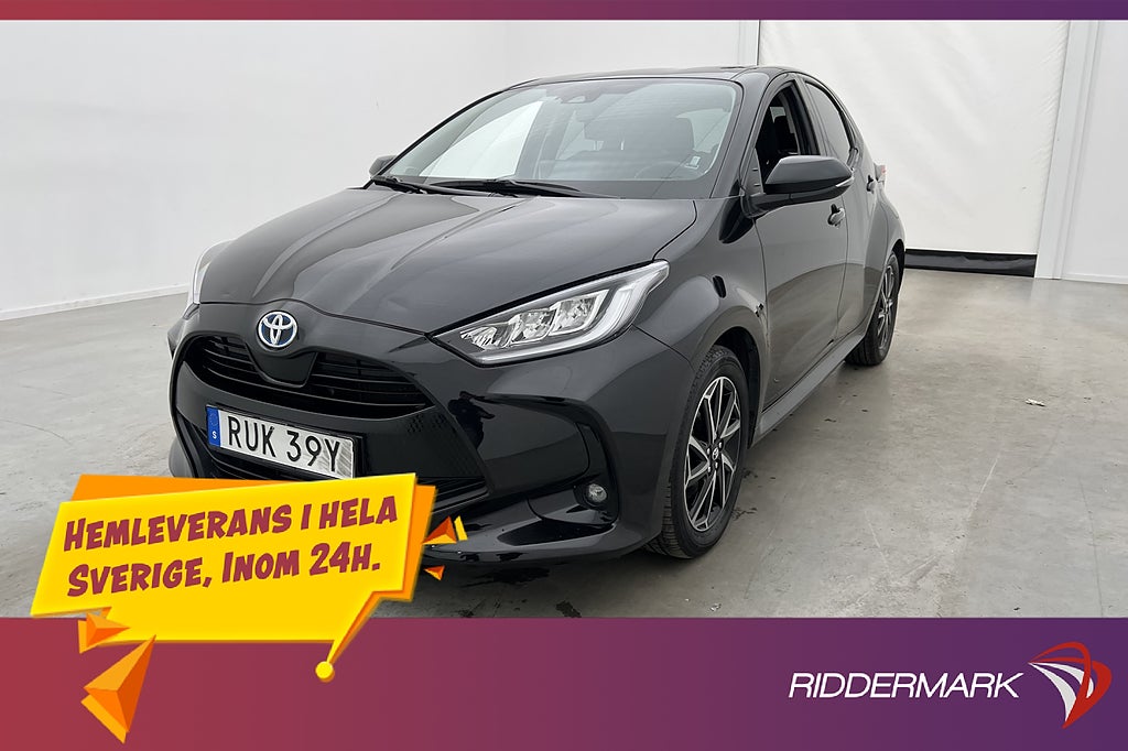 Toyota Yaris Hybrid Active Plus MOMS Kamera Rattvärm 1ÄGARE