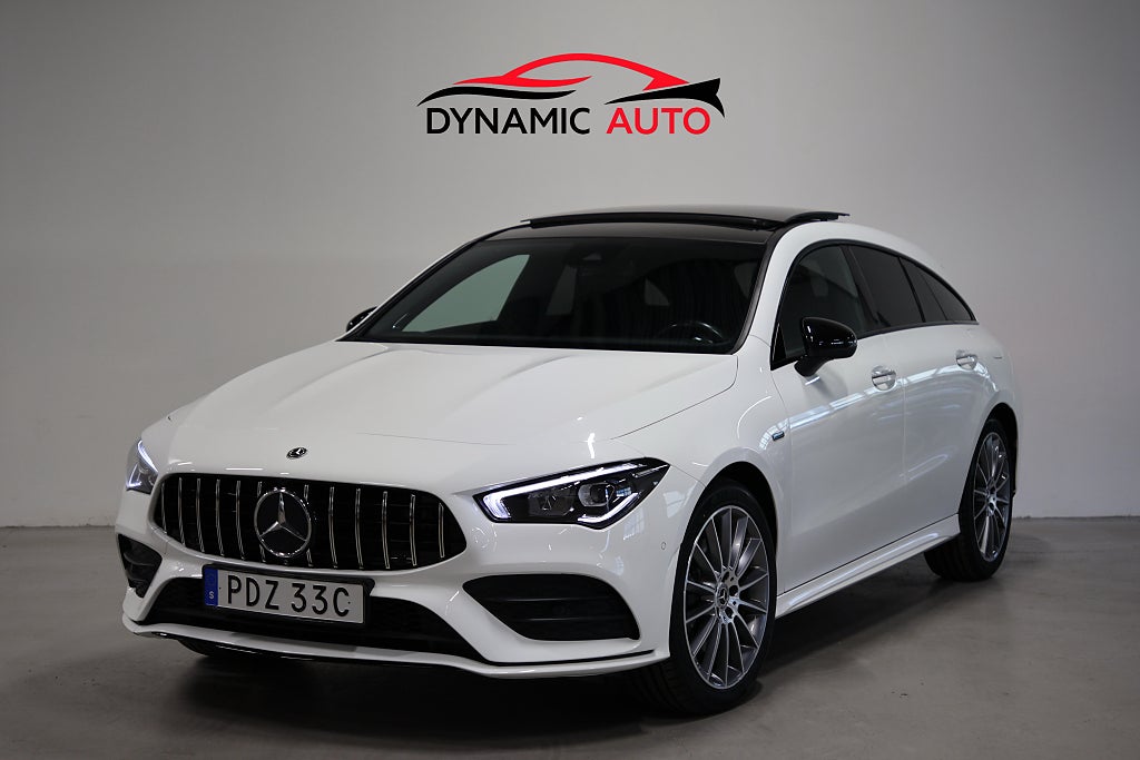 Mercedes-Benz CLA250 e 250 e SB AMG Line/Pano/Belysning/GTR/Dragkrok/Kamera