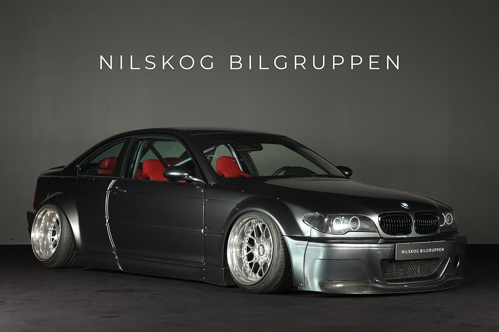 BMW 320 Ci Coupé E46 | Widebody | Luft | Utställningsbil|BBS