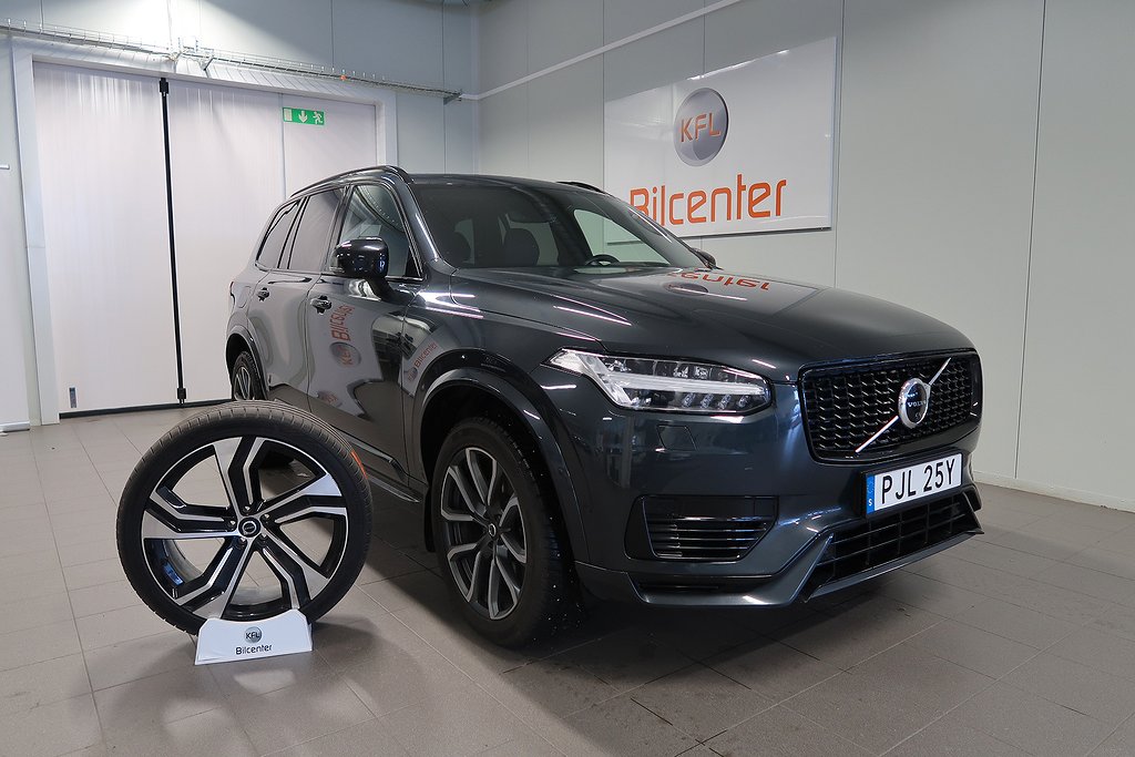 Volvo XC90 Recharge T8 AWD Drag-Pano-B&W-HUD 7-sits R-Design 