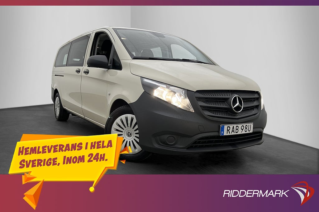 Mercedes-Benz Vito Tourer X-Lång 114CDI Värmare 8-Sits MOMS