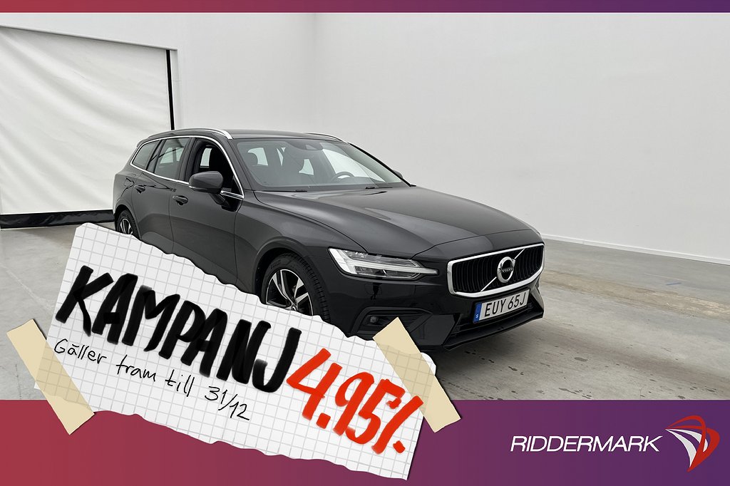 Volvo V60 D4 AWD 190hk Advanced VOC Värm Kamer 4,95% Ränta