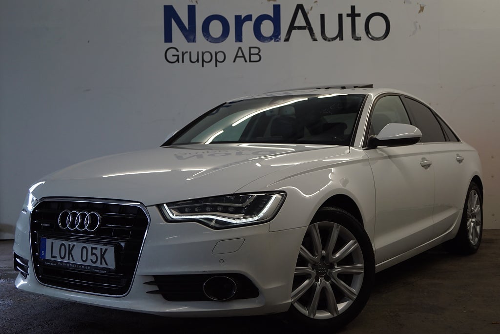 Audi A6 3.0TDI V6 QUATTRO 245HK LÄDER TAKLUCKA B-KAMERA SE SPEC