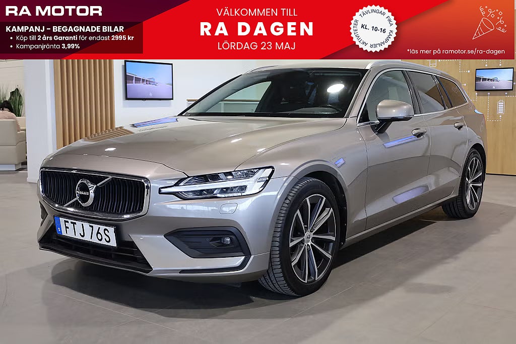 Volvo V60 D4 190hk Momentum AWD Aut H/K Navi Kamera Leasbar 2021