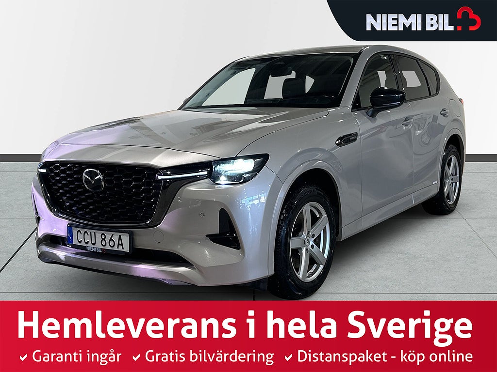 Mazda CX-60 PHEV Homura BOSE Pvärm 360° Skinn Pano SoV MOMS 