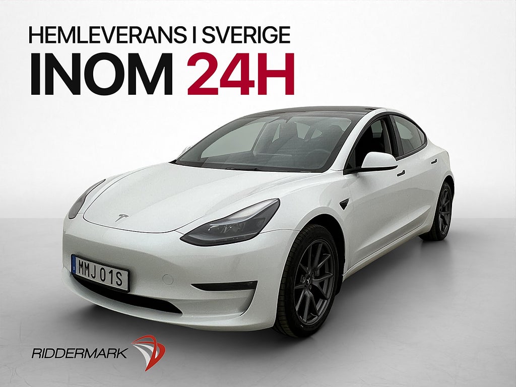 Tesla Model 3 Long Range AWD Autopilot Svensksåld MOMS