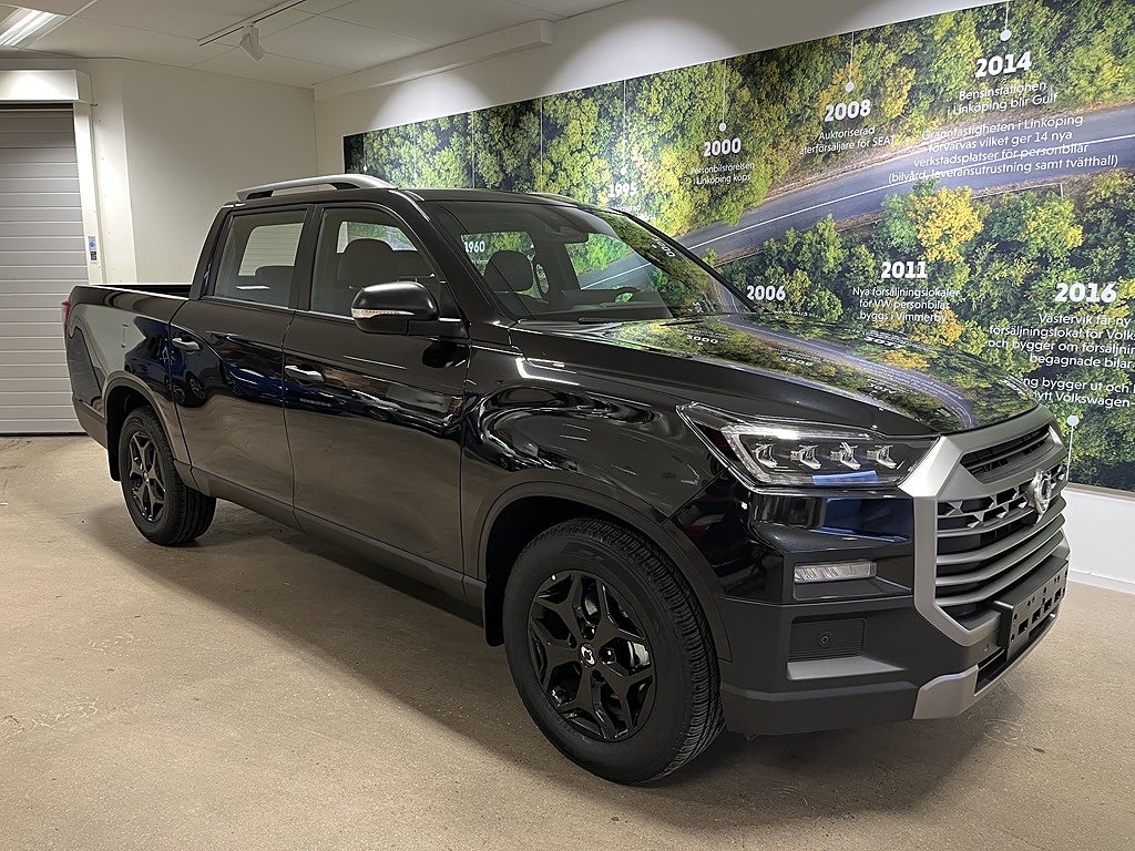 KGM Musso Grand 2,2 eXDi BLACK LINE CNG 202 HK LÅG SKATT