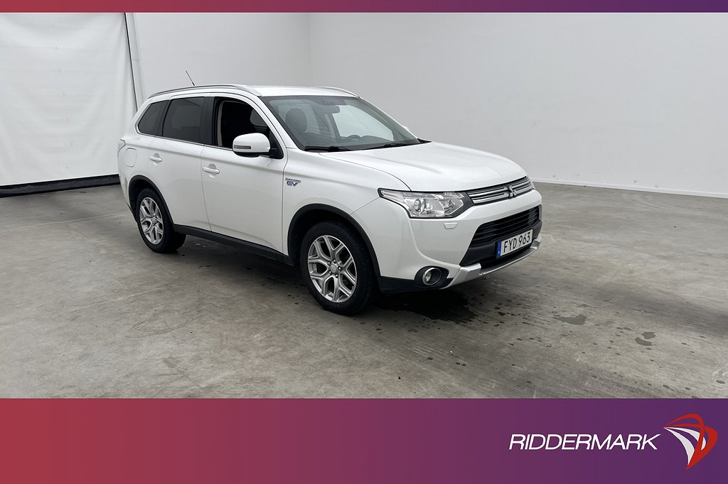 Mitsubishi Outlander PHEV CVT 203hk Kamera Navi Drag