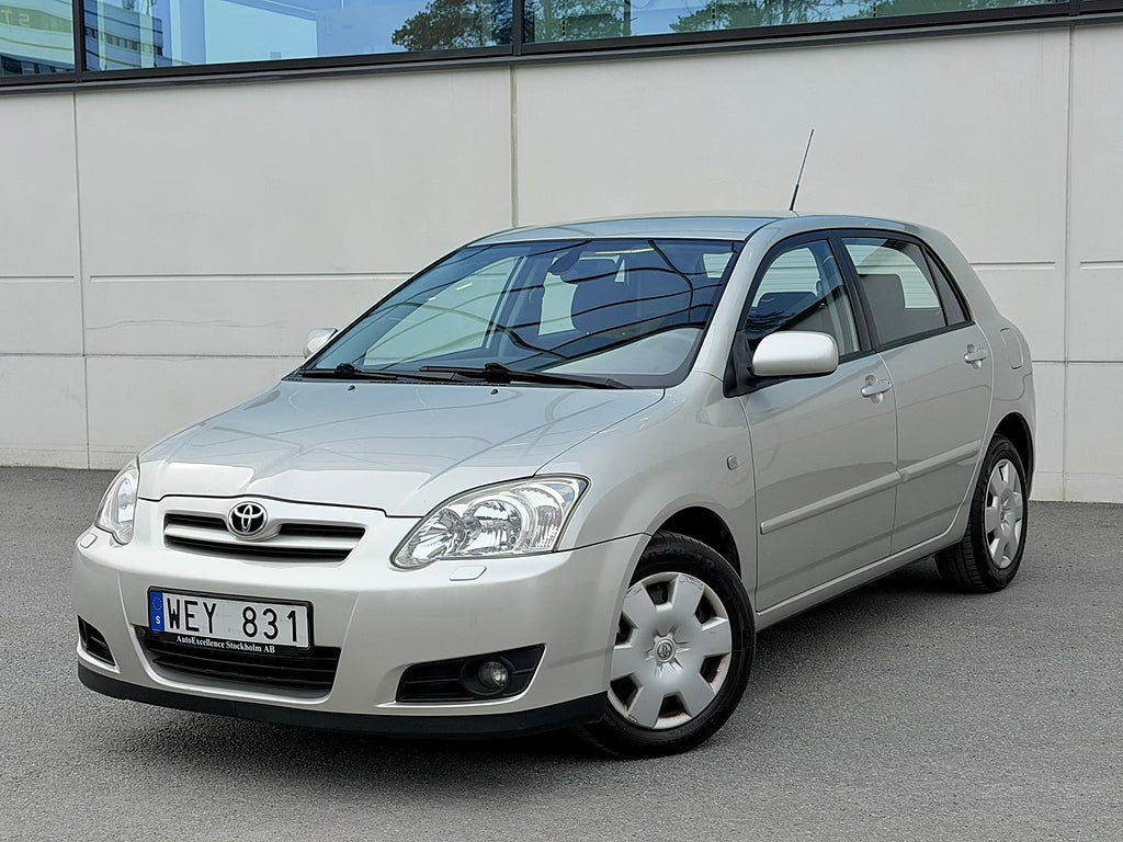 Toyota Corolla 5-dörrars 1.6 VVT-i Euro 4 *LÅGMIL*