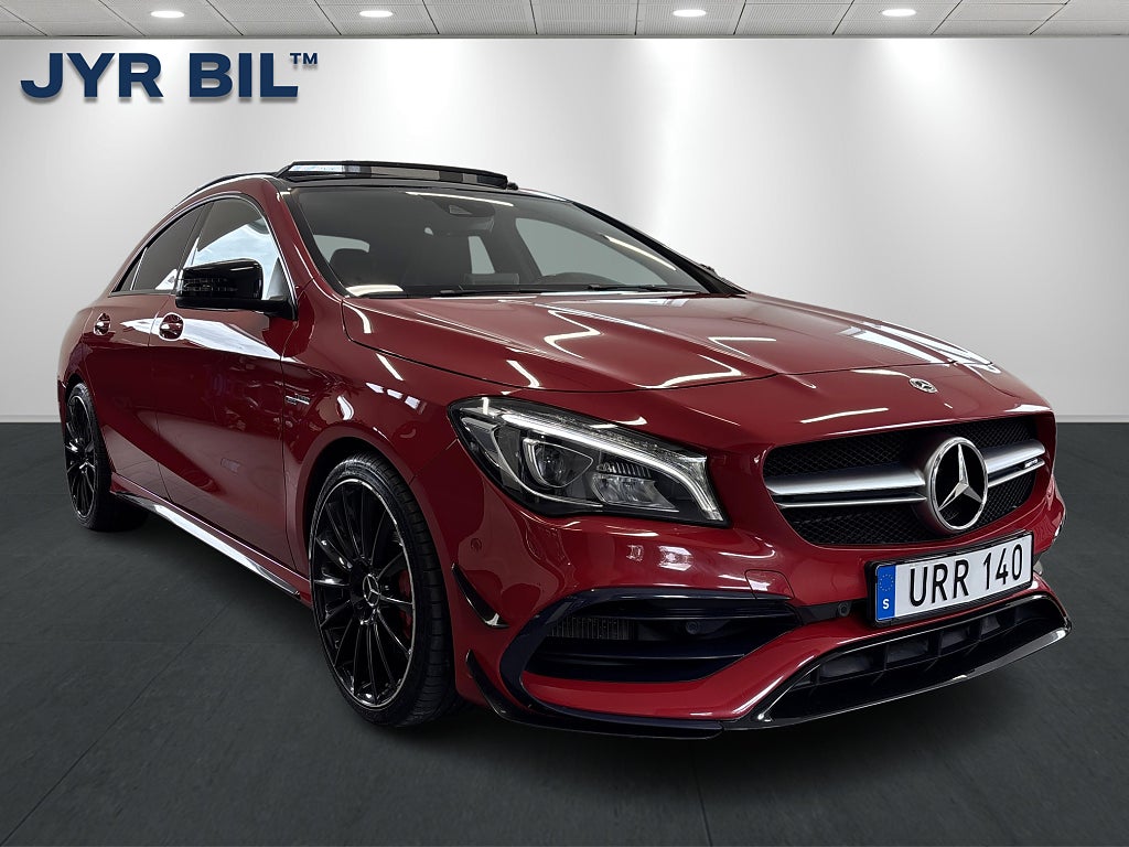 Mercedes-Benz AMG CLA 45 4MATIC Coupé 381hk / Pano / Kamera / Keyless
