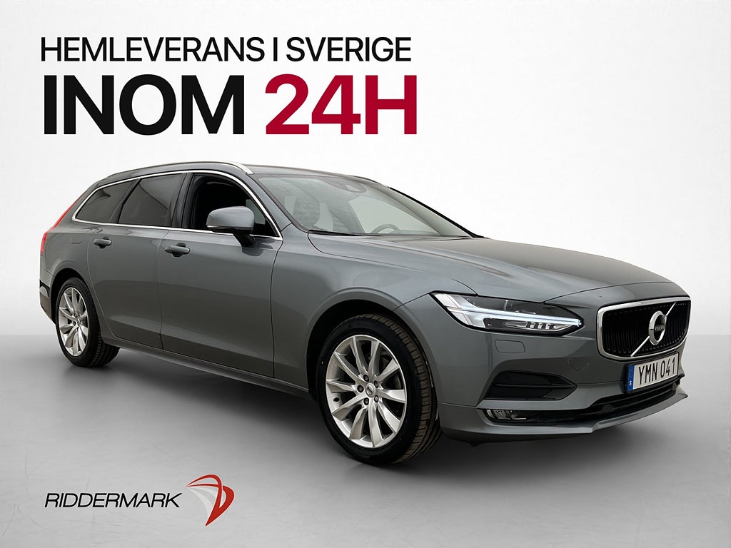 Volvo V90 D4 190hk Momentum Värmare Kamera Drag Rattvärme