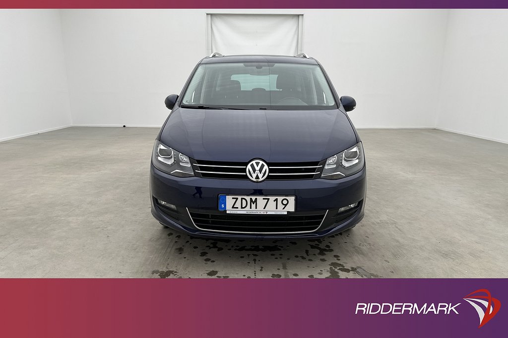 Volkswagen Sharan 150hk Premium 7-Sits Pano Värm Eldörr Drag