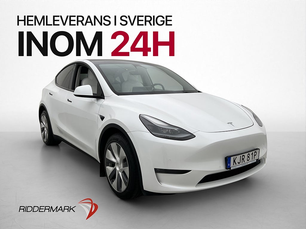 Tesla Model Y Long Range AWD 514hk Autopilot Pano Sv-såld