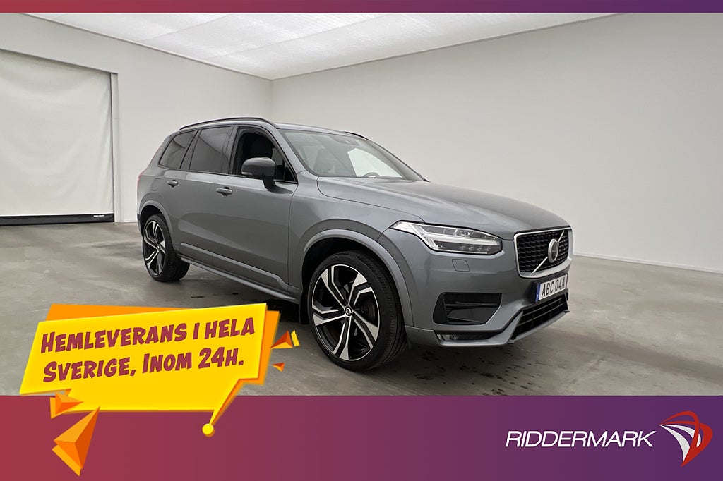 Volvo XC90 T5 250hk AWD R-Design 7-Sits Värmare Pano H/K 360