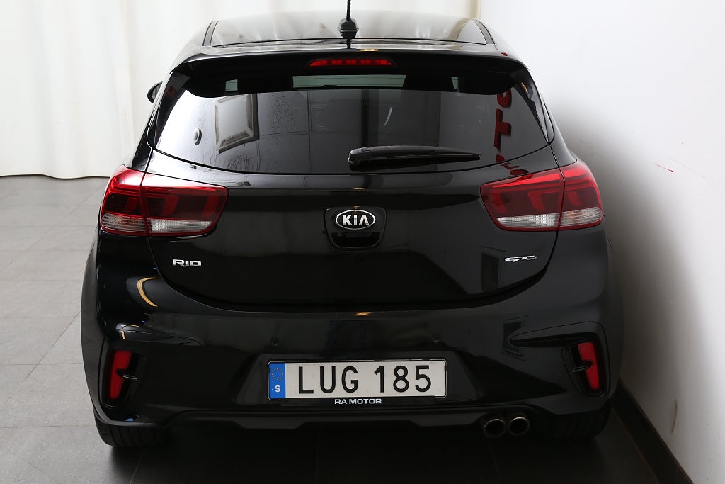 Kia Rio 1,0 T-GDI 120hk GT-Line CarPlay Kamera Motorvärmare 2018