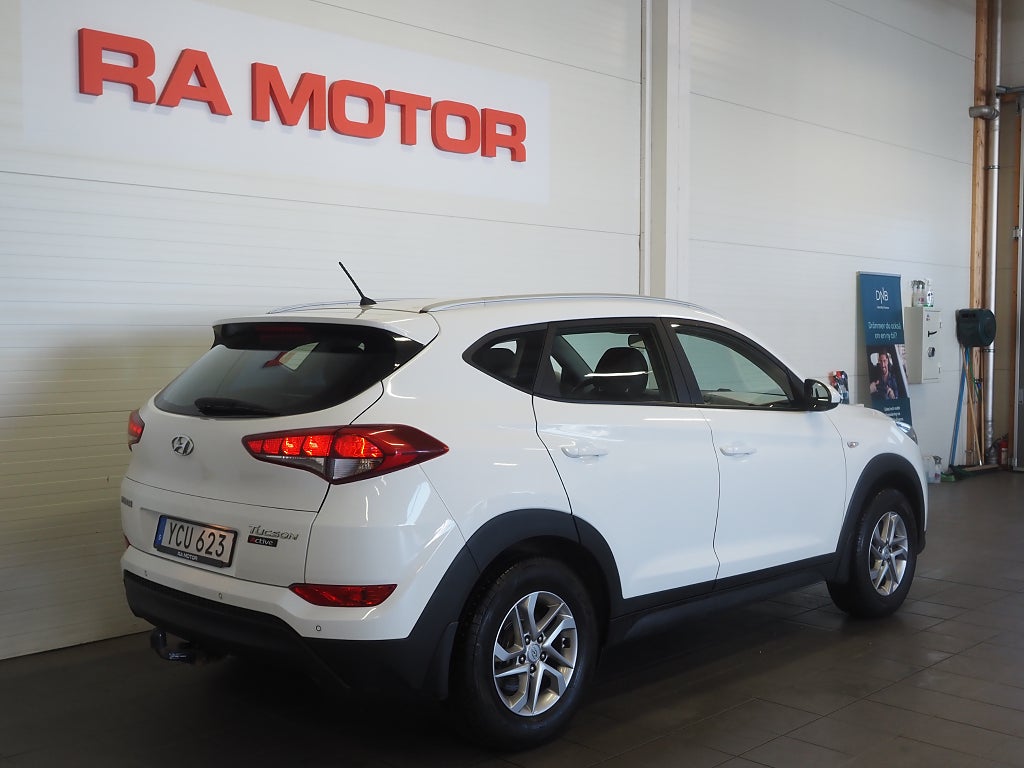 Hyundai Tucson 1,6 GDI blue 132hk Active 2WD Extraljus Dragkrok 2017
