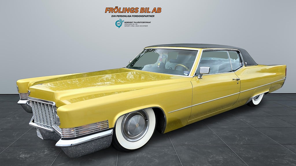 Cadillac De Ville 2-Dörr Reggad med luftfjädring Ny inredning FIN