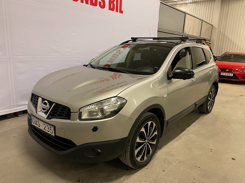 Nissan Qashqai+2 1.6 dCi Backkam 7-Sits Panoramatak 