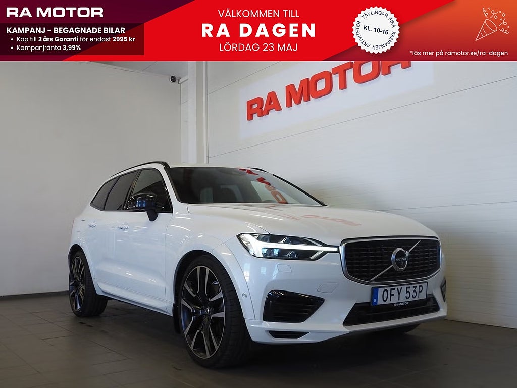 Volvo XC60 T8 392hk AWD R-Design B&W Luft 22" Pano Drag Se Spec! 2020