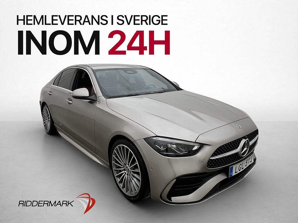 Mercedes-Benz C 200 AMG Kamera Navi CarPlay Läder ISOFIX