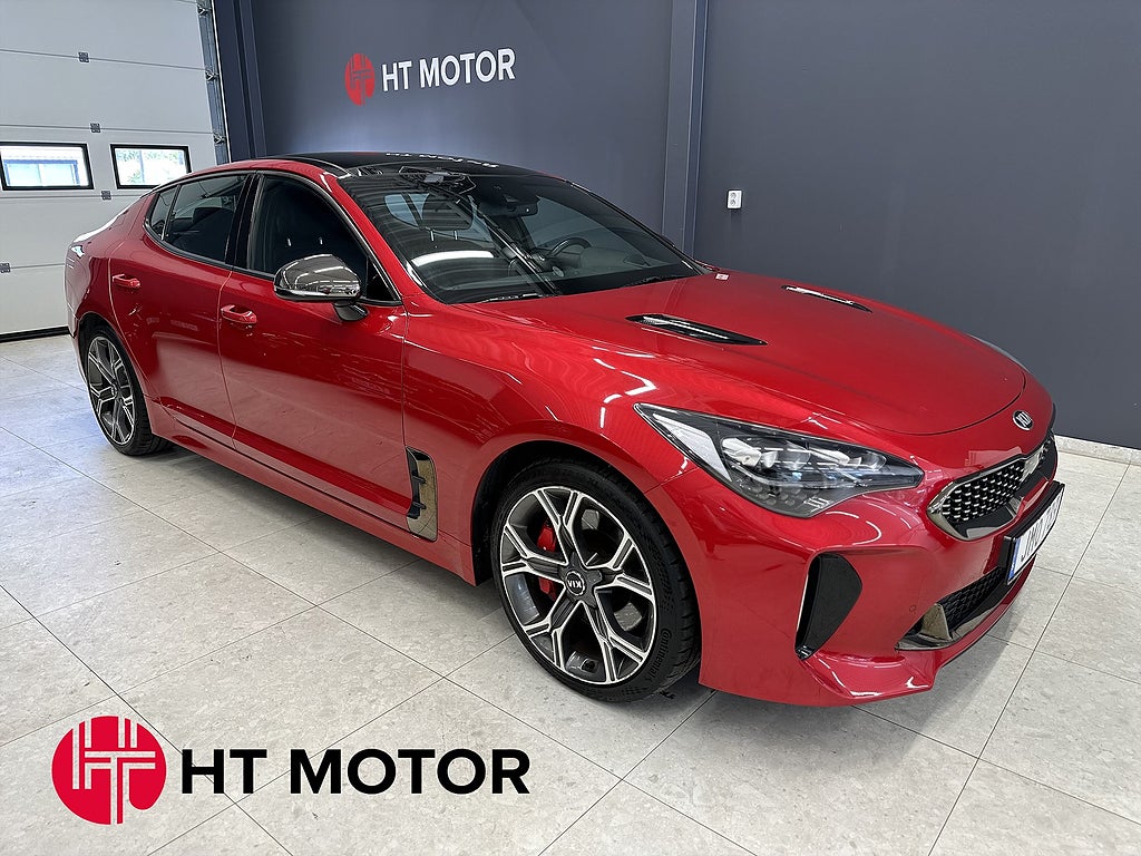 Kia Stinger GT 3.3V6 AWD 370hk/360-Kamera/H/K/NAV/PANO/DRAG SV-SÅLD