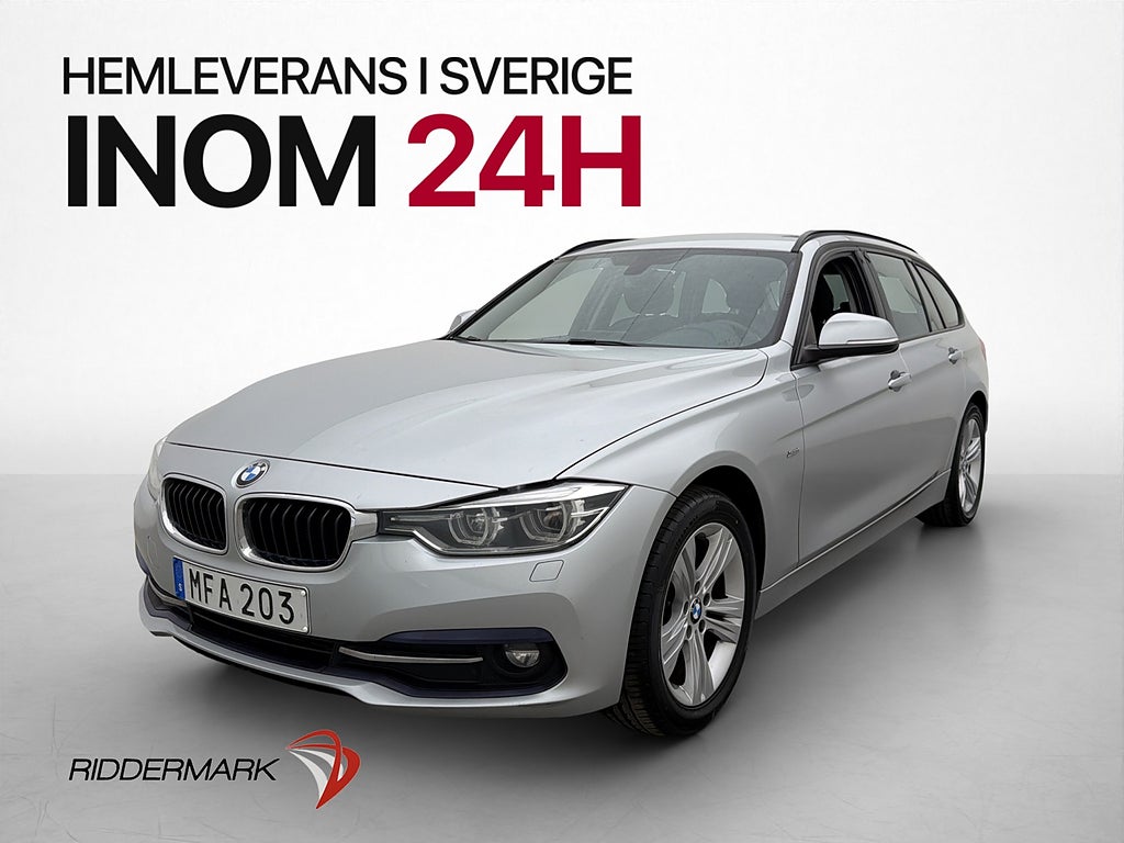 BMW 320 d 190hk xDrive Sport line Dragkrok Navi Farthållare