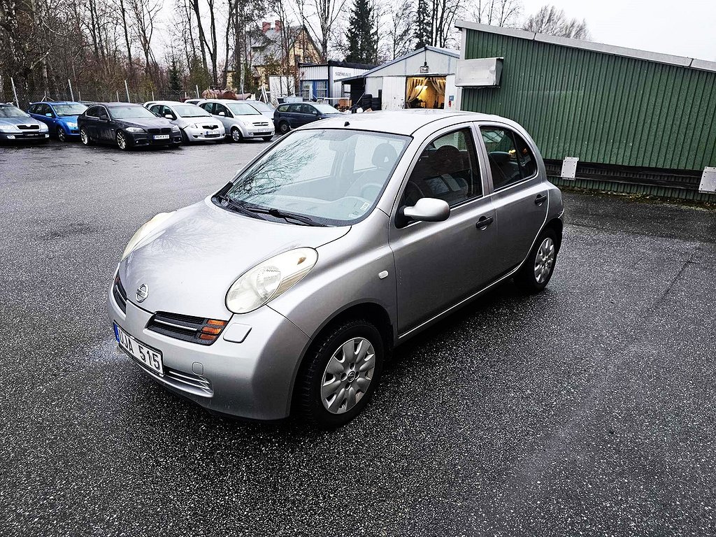 Nissan Micra 5-dörrar 1.2 Ny besiktat & Drag 