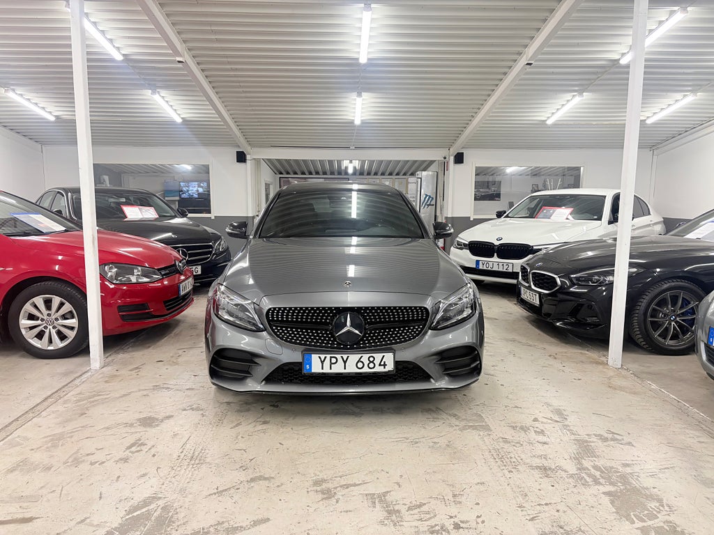 Mercedes-Benz C 220 d 9G-Tronic AMG Line Euro 6, Panoramatak,NyBesiktad