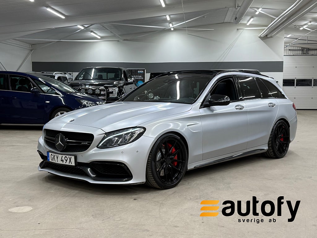 Mercedes-Benz AMG C 63 S T AMG MCT SKALSTOLAR HUD SE UTR!