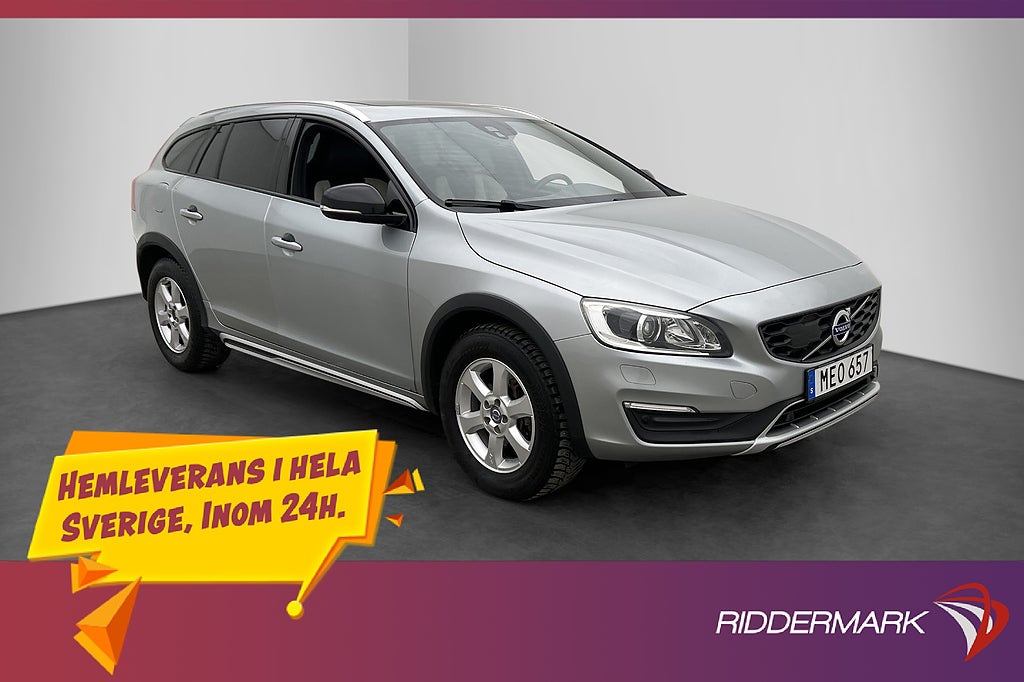Volvo V60 Cross Country D4 AWD Summum Skinn Värmare T-lucka