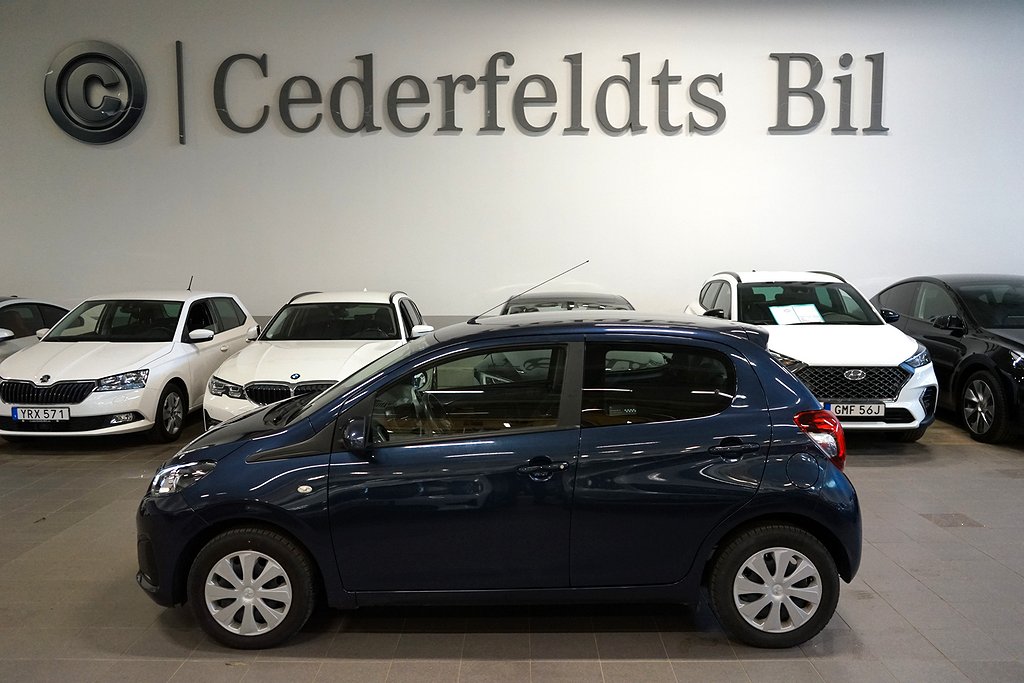 Peugeot 108 1.0 VTi Automat 4947mil 2-brukare SoV-hjul Fullservad 