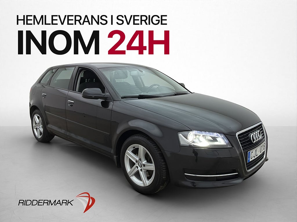 Audi A3 2.0 140hk Attraction Farthållare Bluetooth 2-Brukare