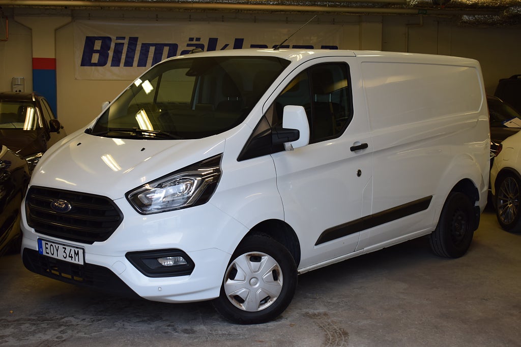 Ford Transit Custom 280 2.0 EcoBlueMOMS/VÄRM/DRAG/KAMERA/CARPLAY/S&V