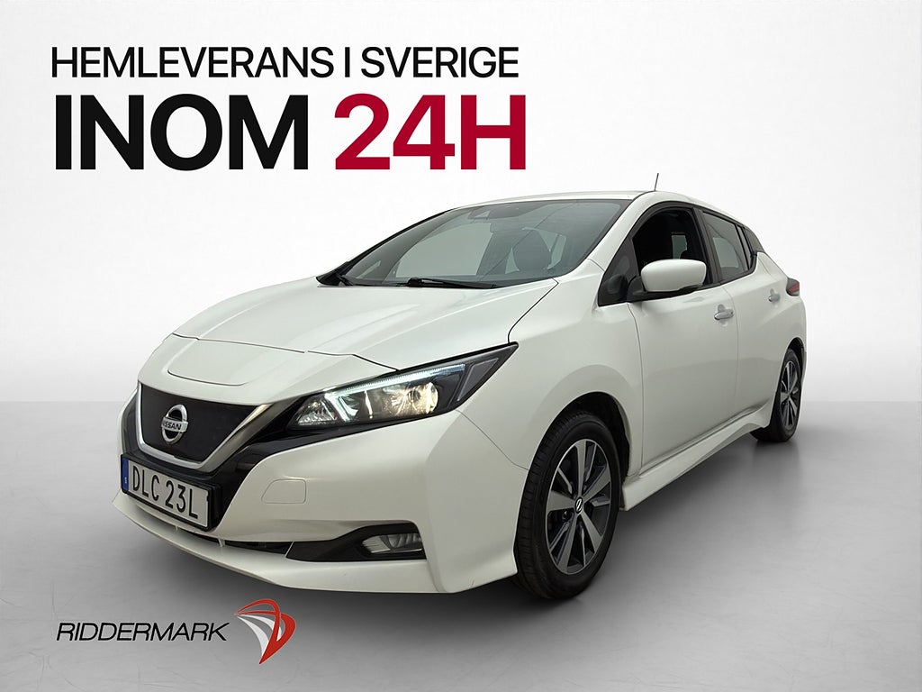 Nissan Leaf 40 kWh 150hk Acenta Kamera Rattvärme