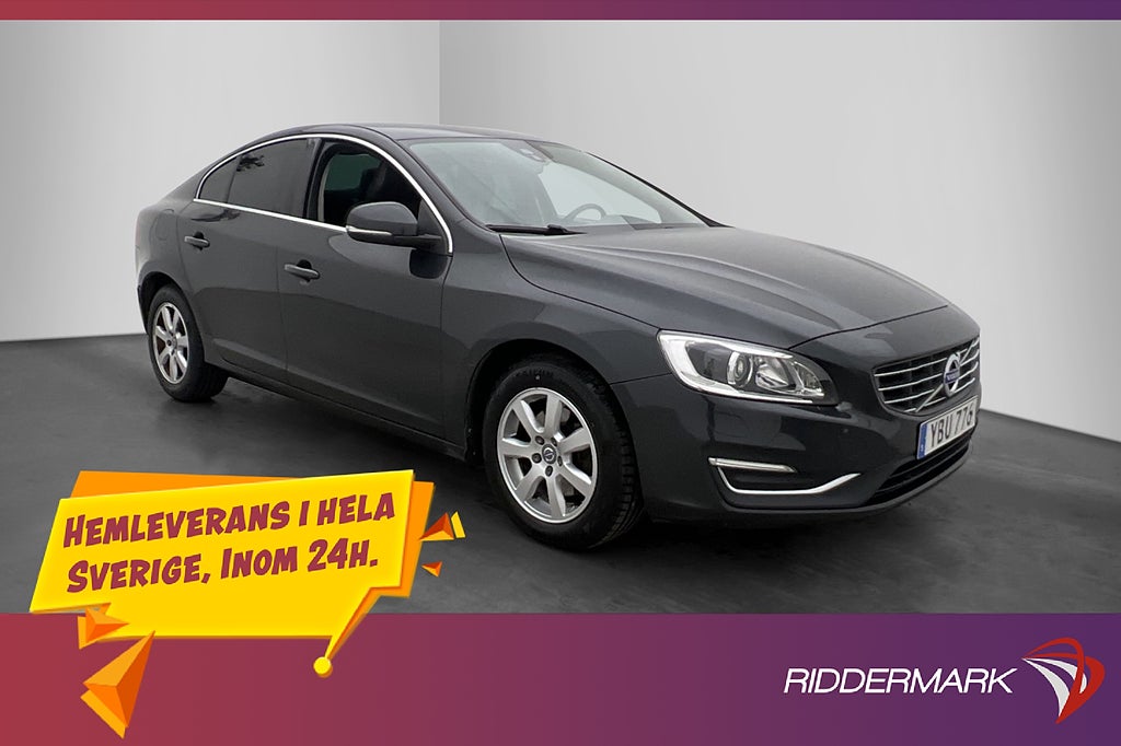 Volvo S60 D3 150hk Momentum P-Sensorer Bluetooth Drag