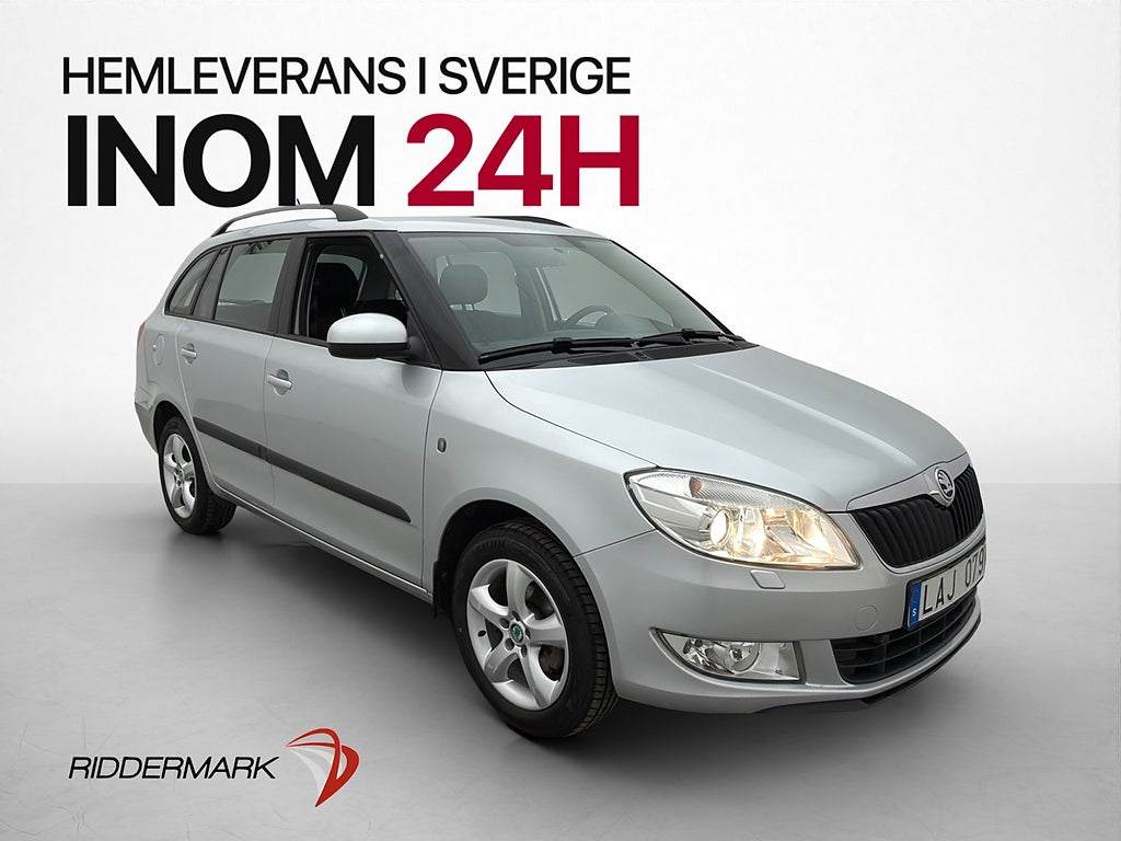 Skoda Fabia Kombi TSI 86hk Elegance M&K-Värm P-Sensorer Drag