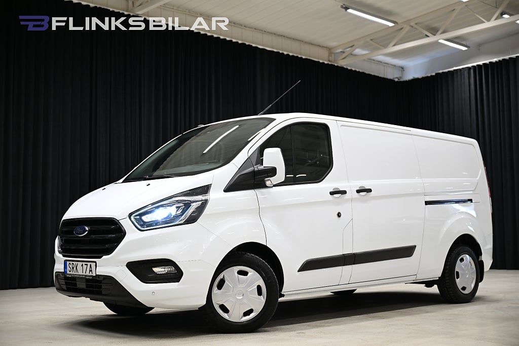 Ford transit Custom L2 130HK Automat|LED|Dubbeldörr|Drag|Värmare