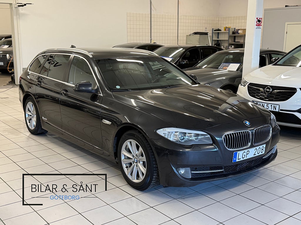 BMW 520d 184 hk Touring Steptronic M-Ratt Hi-Fi Drag Läder