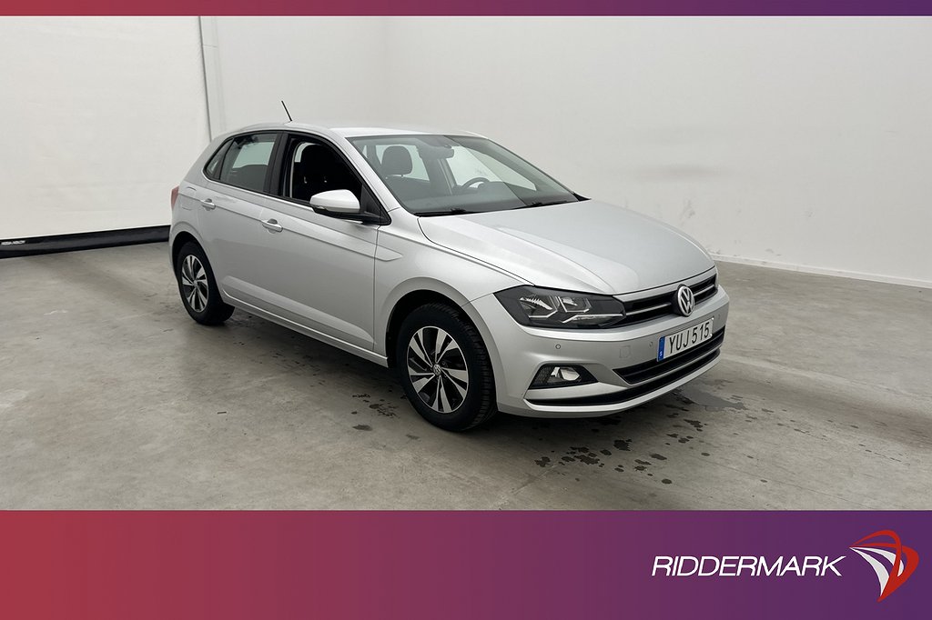 Volkswagen Polo 1.0 TSI 95hk Sensorer CarPlay Adp-Fart