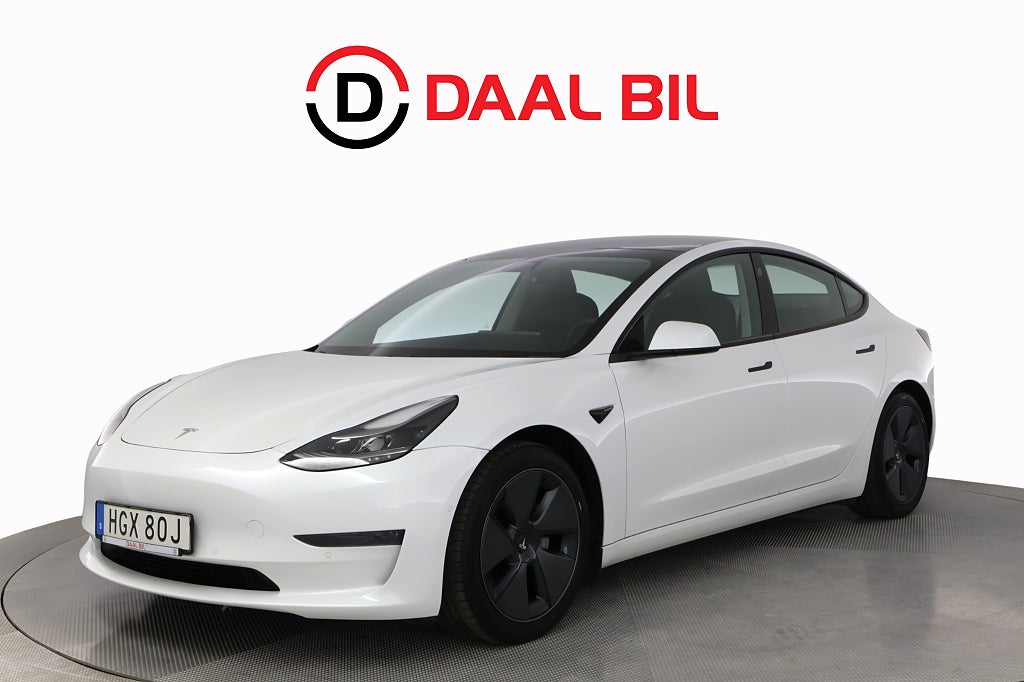 Tesla Model 3 LONG RANGE AWD 82 kWh 440HK AUTOPILOT P-VÄRM B-KAM NAVI