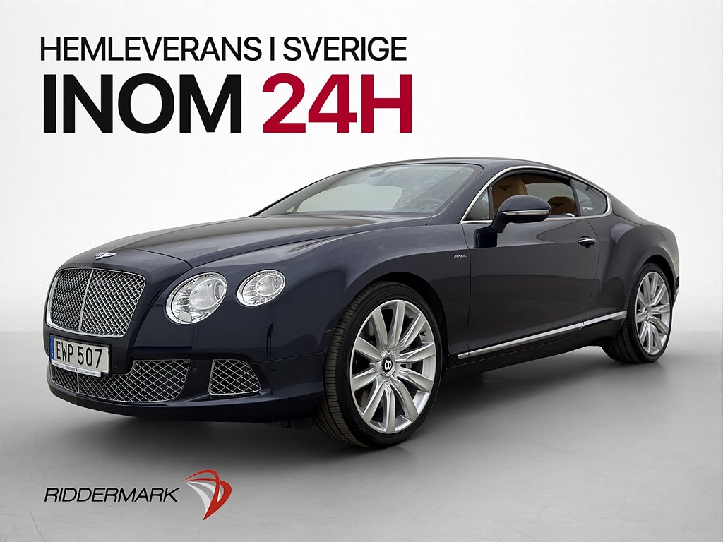 Bentley Continental 6.0 W12 575hk Luftfjädring Massage