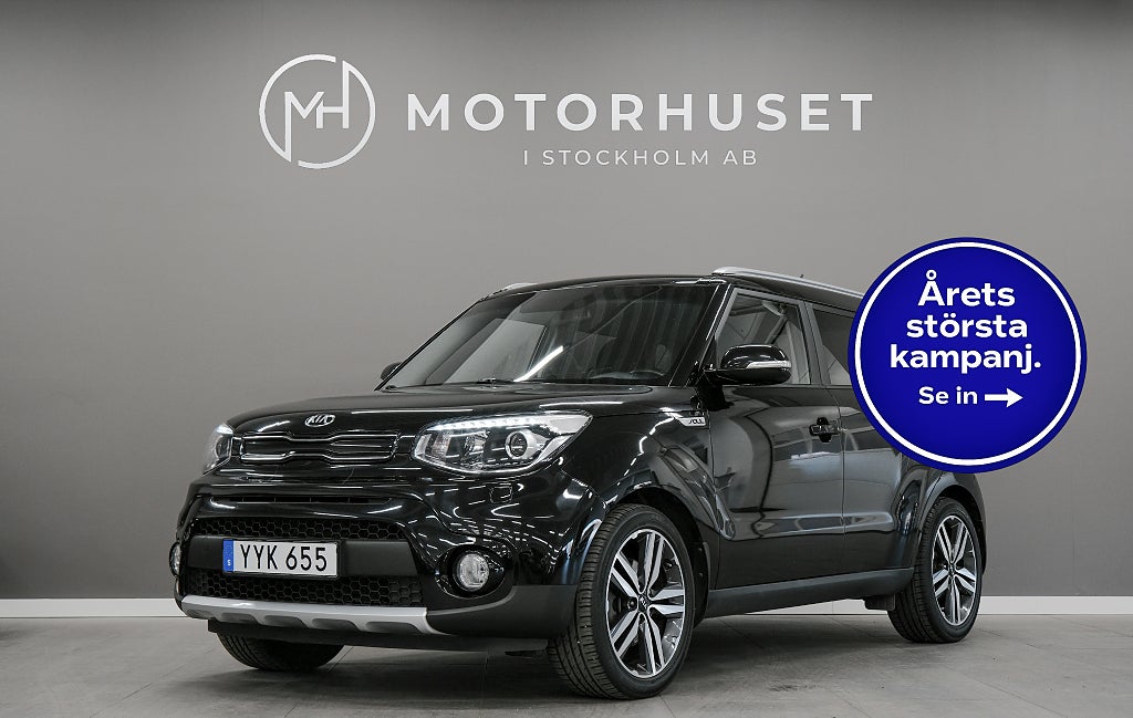 Kia Soul 1.6 GDI Automat GLS 1 Ägare Lågmil Farthållare Navi