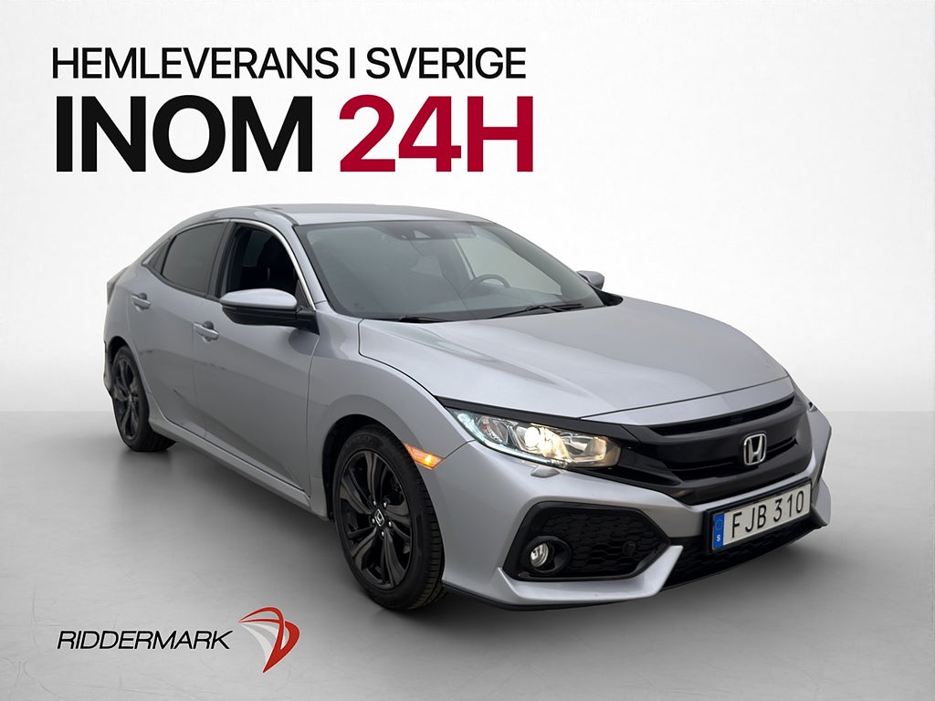 Honda Civic 1.0 126hk Elegance Kamera Navi Adaptiv-Fart